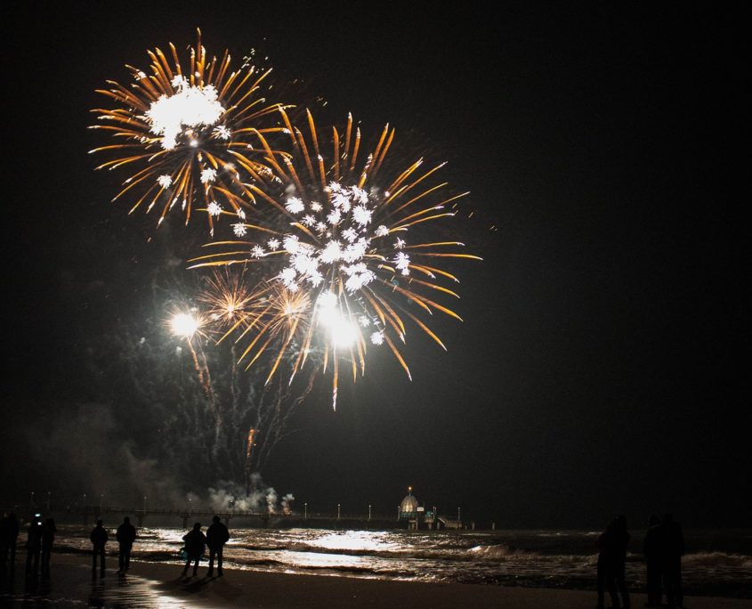 Feuerwerk auf Usedom