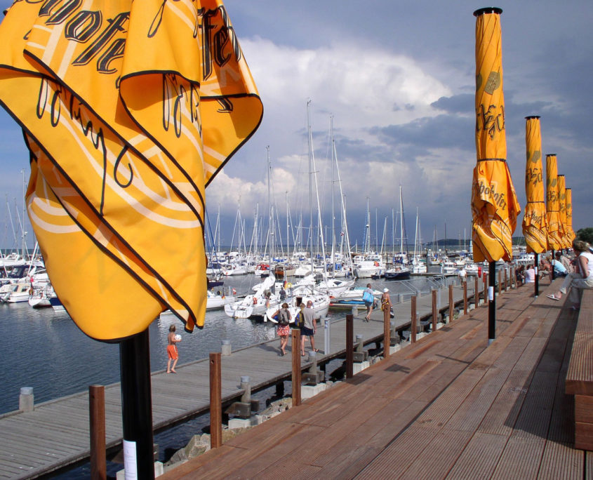 Yachthafen und Promenade in Kühlungsborn