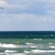 Kitesurfen am Strand von Rostock-Warnemünde